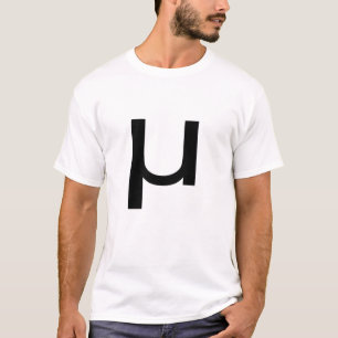 Grekiska Brev Mu T Shirt