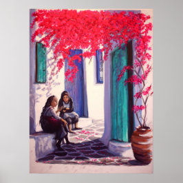 "Grekiska bygossips" (stor) Poster