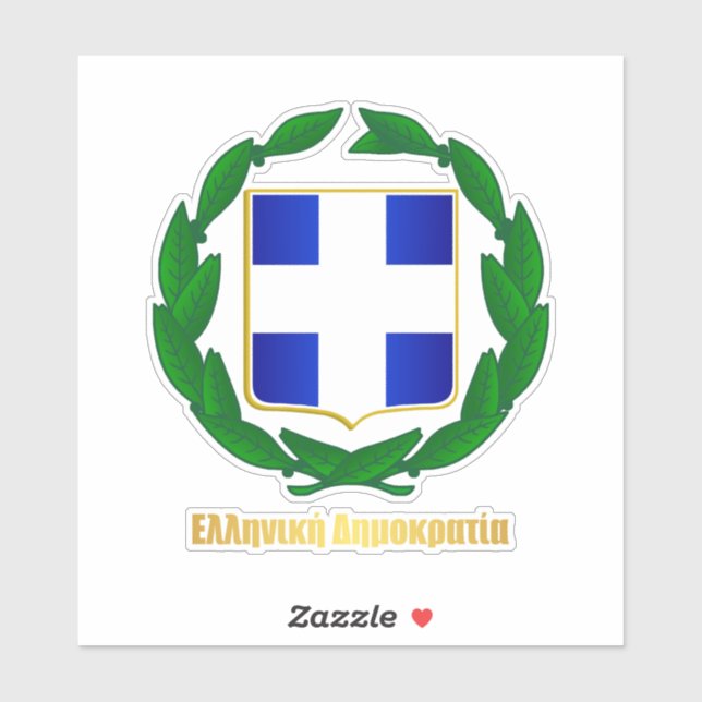 Grekiska COA Klistermärken (Ark)