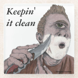 Grekiska cyclops Knivar Shaving Glass Beverage Coa