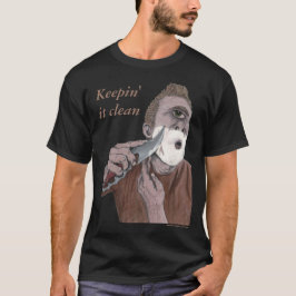 Grekiska cyklops Knivar Shaving Fantasy Art Shirts T Shirt