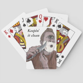 Grekiska cykloster Knivar Clean Shave Art Spelkort