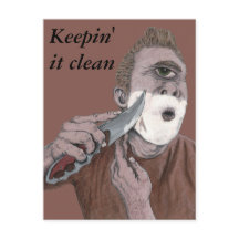 Grekiska cykloster Knivar Shave Fantasy Art Postca