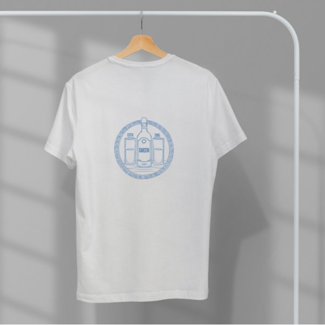 Grekiska drycker t shirt (Skapare uppladdad)