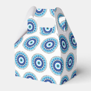 Grekiska Evil Öga Blue White Presentaskar