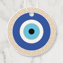 Grekiska Evil Öga i grekiska Nyckel Gåvor Etiketter