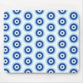 Grekiska Evil Öga i grekiska Nyckel Musmatta