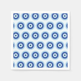 Grekiska Evil Öga i grekiska Nyckel Pappersservett