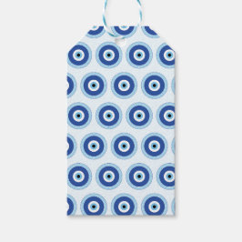 Grekiska Evil Öga i grekiska Nyckel Presentetikett