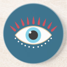 Grekiska Evil Öga Red Eyelash