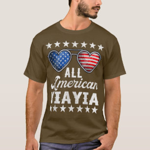 Grekiska farmor 4 juli Shirt Women All Ameri T