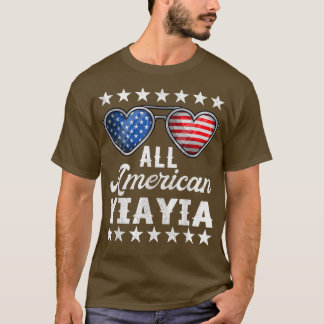 Grekiska farmor 4 juli Shirt Women All Ameri T