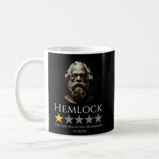 Grekiska filosofen Sokrates Meme Hemlock Kaffemugg