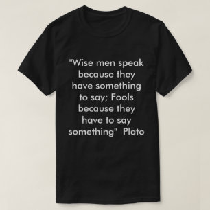 Grekiska Filosofi-Plato Tee Shirt