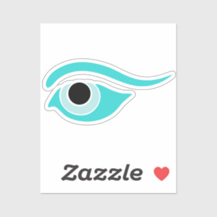 Grekiska fiskebåten Öga, skydda mot ondska Klistermärken