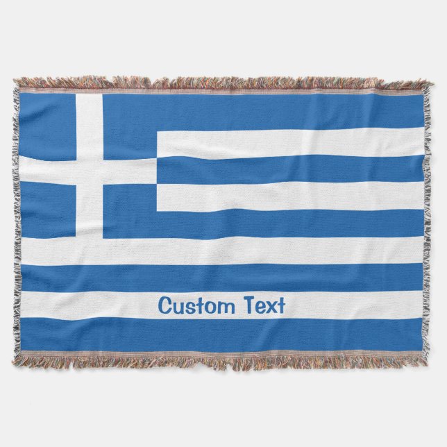 Grekiska Flagga Filt (Framsidan)