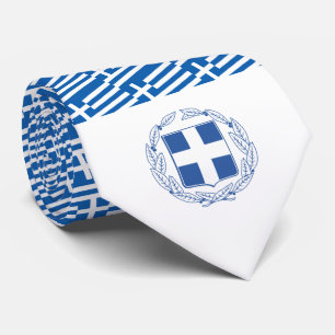 Grekiska Flagga & Jacka av Arm, Greklands Flagga Slips