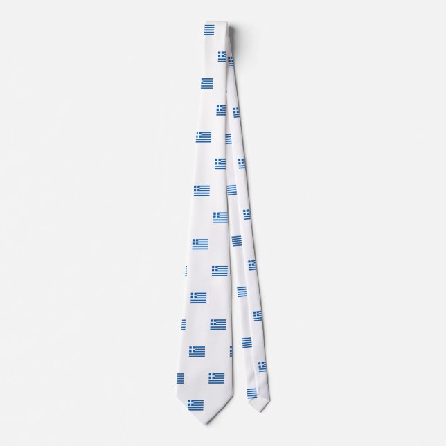 Grekiska flagga slips (Framsida)