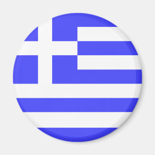 Grekiska Flagga totalt Magnet