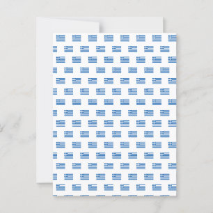 Grekiska flagga vykort