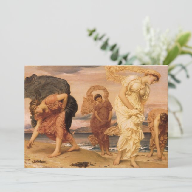 Grekiska flickor som plockar upp Småstarna av Lord (Stående Fram)