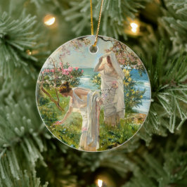 Grekiska flickor vid kusten, Julgran Julgransprydnad Keramik