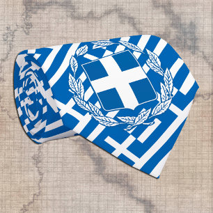 Grekiska företag, Ties, mode, Grekiska Flagga Slips