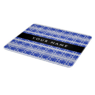 Grekiska Fret Arabesque Blue, Ditt namn, Anpassa
