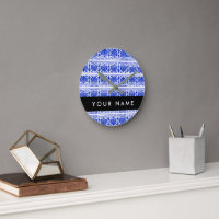 Grekiska Fret Arabesque Blue, Ditt namn, Anpassa