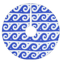 Grekiska fret, Medelhavsvågorna Mönster, blå