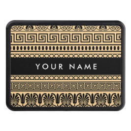 Grekiska Fret, Mixed Meander Nyckel, Brown, ditt n Dragkroksskydd