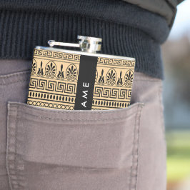 Grekiska Fret, Mixed Meander Nyckel, Brown, ditt n Fickplunta