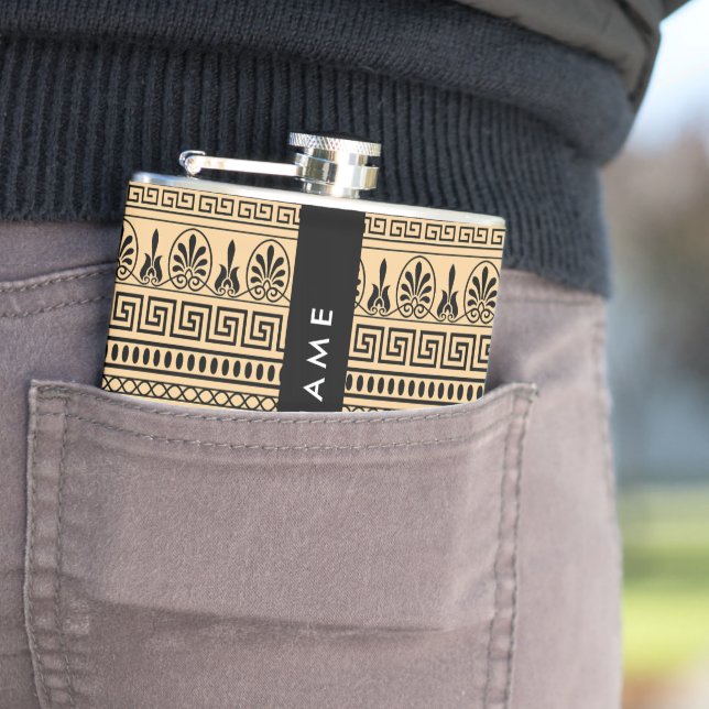 Grekiska Fret, Mixed Meander Nyckel, Brown, ditt n Fickplunta (In Situ)