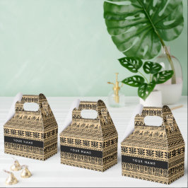 Grekiska Fret, Mixed Meander Nyckel, Brown, ditt n Presentaskar