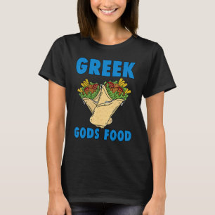 Grekiska Gods Food Gyros Grekiska Gyro Funny Greec T Shirt