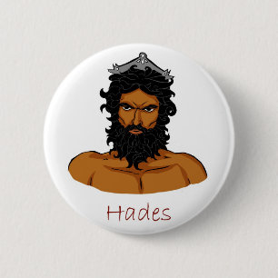 Grekiska Gud - Hades Badge Knapp