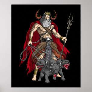 Grekiska Gud Hades Poster