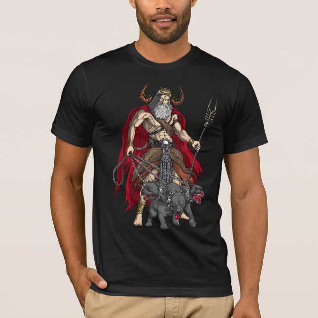 Grekiska Gud Hades T Shirt (Framsida)