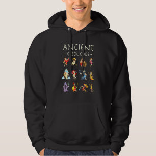 Grekiska gudar och Goddesses Zeus Apollo grekiska Hoodie