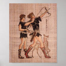 Grekiska guddess Artemis Print