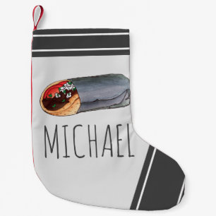 Grekiska Gyro Pita Kött Sandwich Mediterranean Foo Liten Julstrumpa