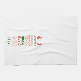 Grekiska Helgdag Spirits Towel Kökshandduk