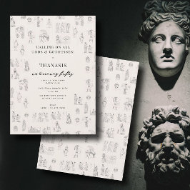 Grekiska historiens födelsedag i antikens Grekland Inbjudningar