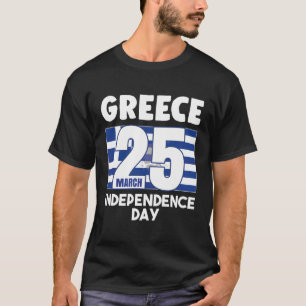 Grekiska Independence day 25 mars Patriotic Greece T Shirt