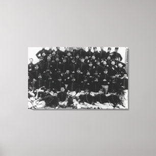 Grekiska infanteriofficerare FotografGrekland Canvastryck