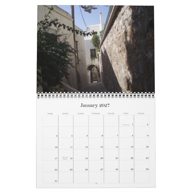 Grekiska Isles 2011 Kalender (Jan 2027)