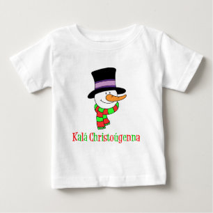 Grekiska julen Snögubbe T-shirt