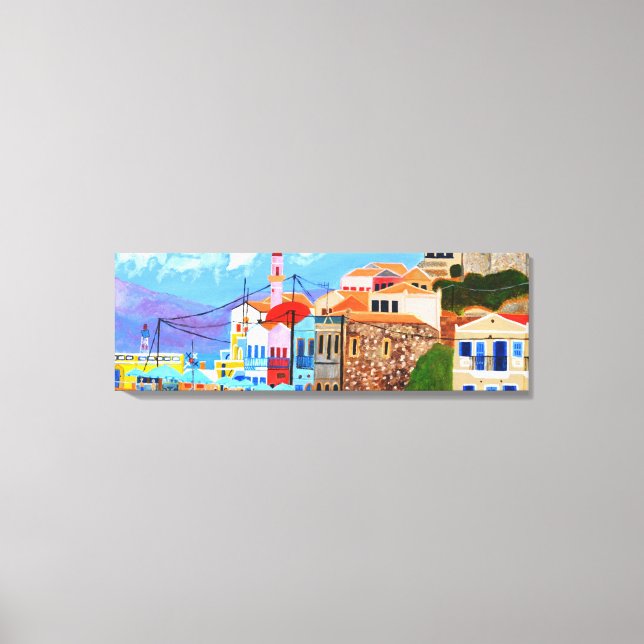 Grekiska Kusten canvas (Framsida)