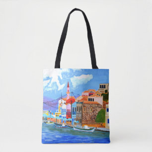 Grekiska Kusten Tote Bag Tygkasse