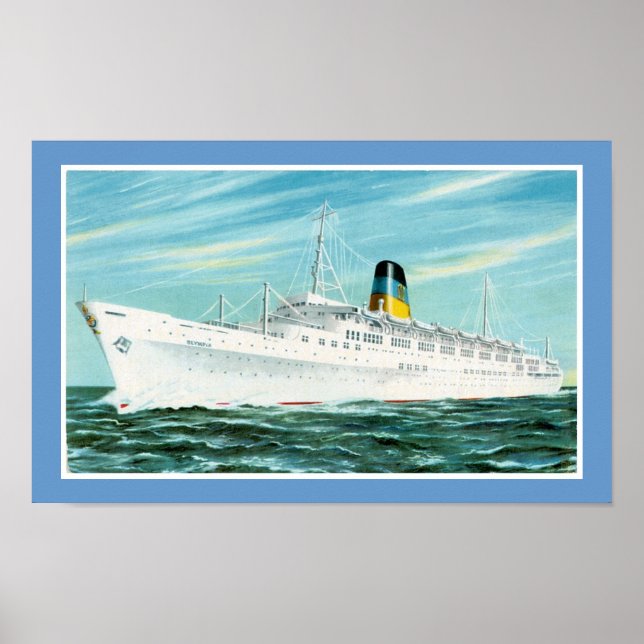 Grekiska linans "Olympia" Poster (Framsidan)